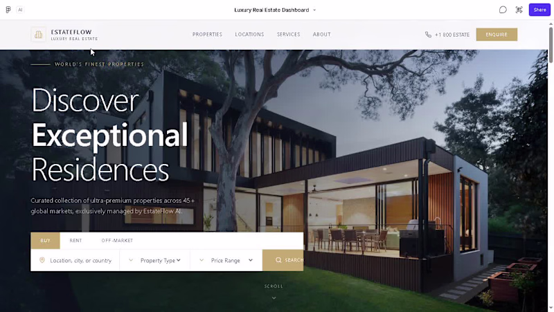 Cover image for EstateFlow AI — Luxury Real