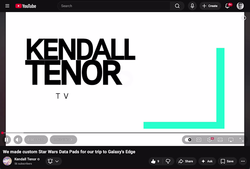 Cover image for For Kendall Tenor’s latest release,