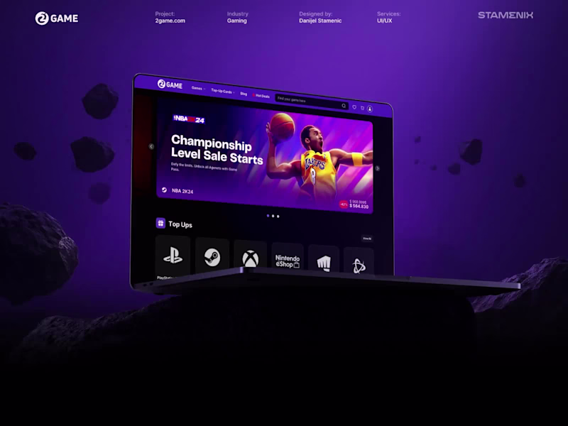 Cover image for 2Game Digital Storefront Redesign