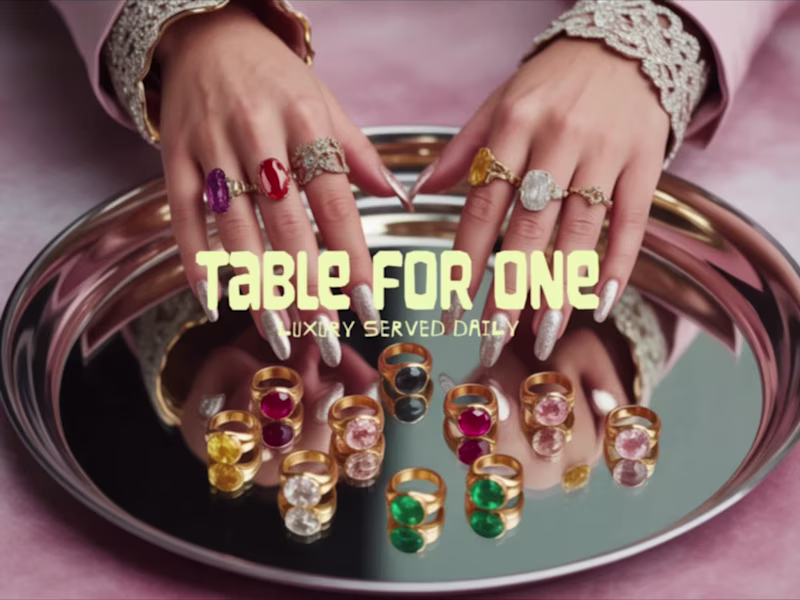 Cover image for Table for One is a jewelry brand specializing in rings that ...