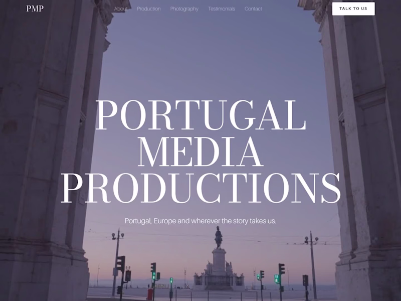 Cover image for Portugal Media Productions: A Film-First Website in Framer