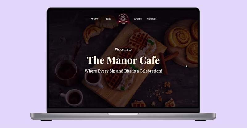Cover image for Creative Coffee Shop Landing Page Concept Design for 2024