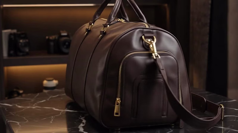 Cover image for Premium Leather Duffel Bag Design & Development