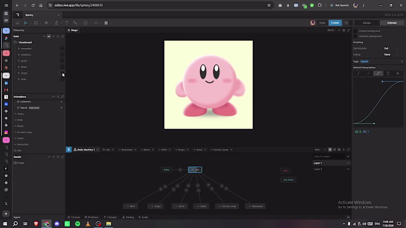 Cover image for Built 6 expression states for