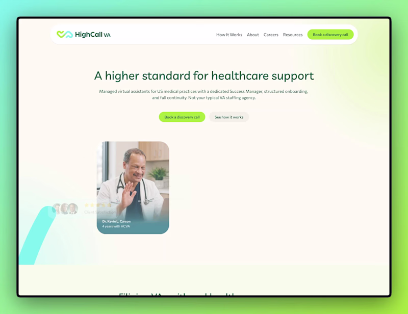 Cover image for HighCall VA Website Development