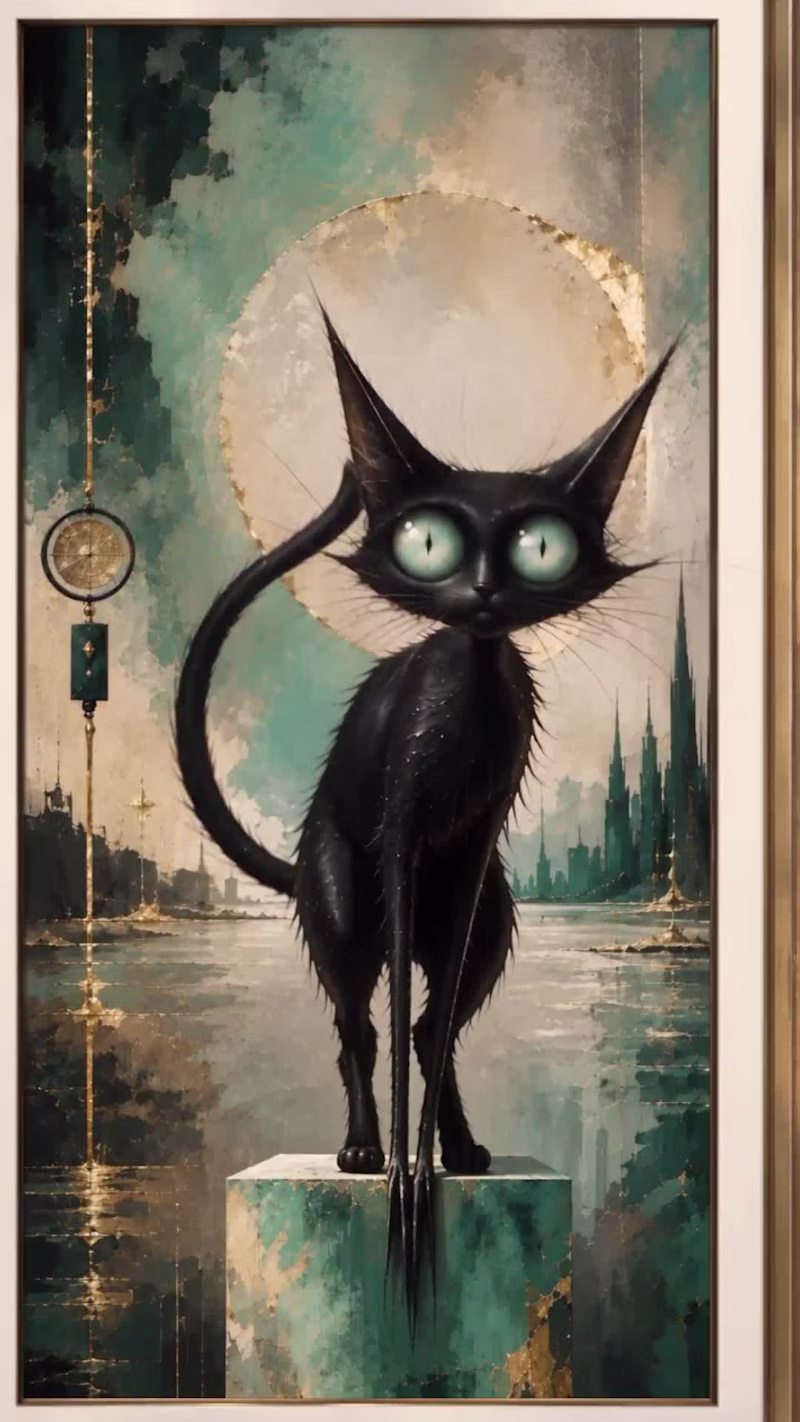 Cover image for BEYOND THE FRAME 🎩✨
The cat