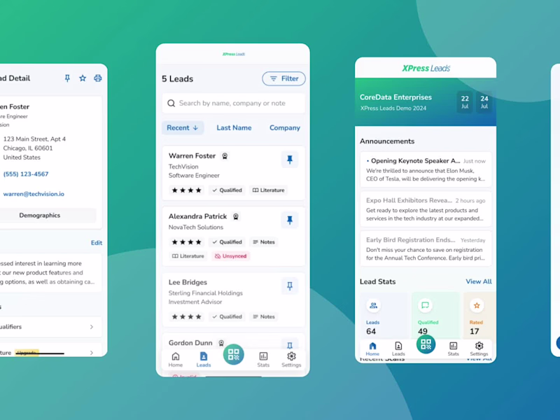 Cover image for XPress Leads - Modern Lead Retrieval for Events