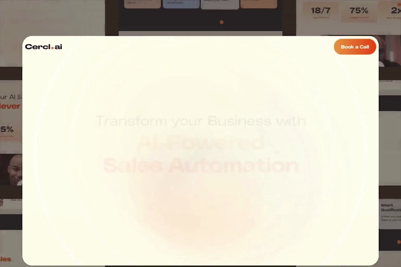 Cover image for Framer website for AI Sales Automation & Training