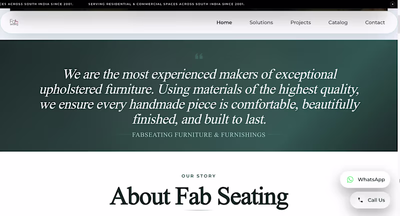 Cover image for Digital Transformation for FabSeating's Legacy Brand