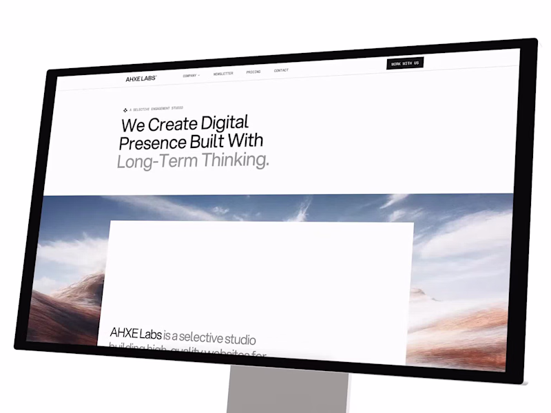 Cover image for AHXE Labs | Framer Agency Website