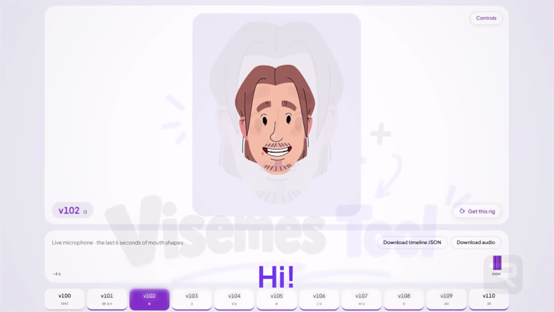 Cover image for Viseme Tester: a free lip-sync tool for Rive characters