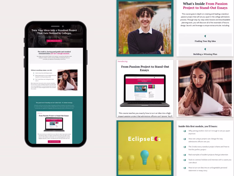 Cover image for Kajabi Paywall Funnel for New College Readiness Company