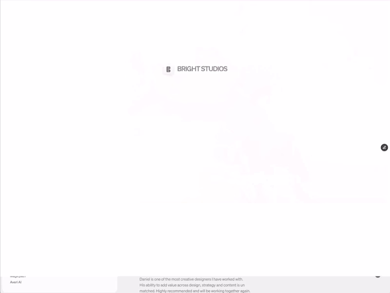 Cover image for Bright Studios — Brand & Website Redesign