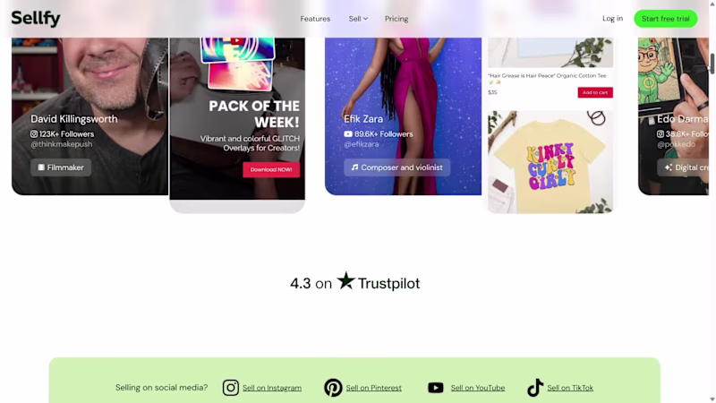 Cover image for Conversion-Focused Webflow Redesign for Sellfy