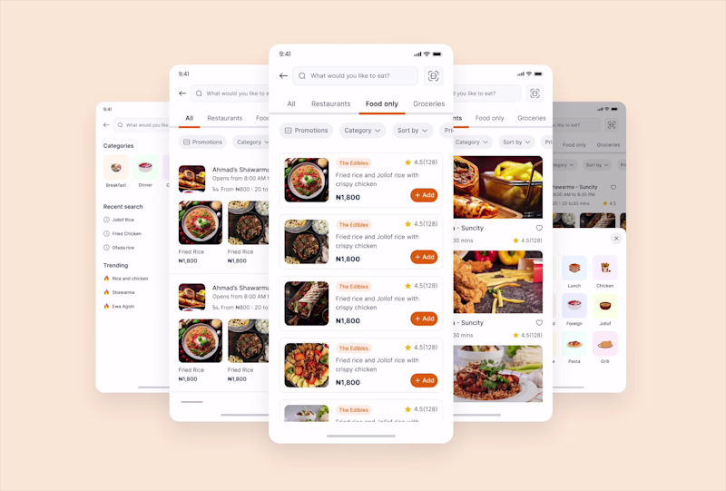 Cover image for Veldero - Food Ordering & Delivery Platform Design