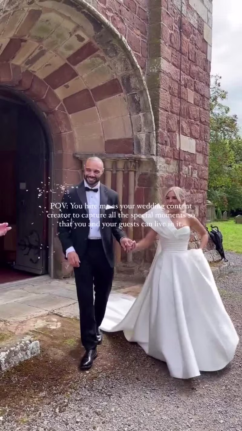 Cover image for Wedding content creation is more than filming… it’s storytel...