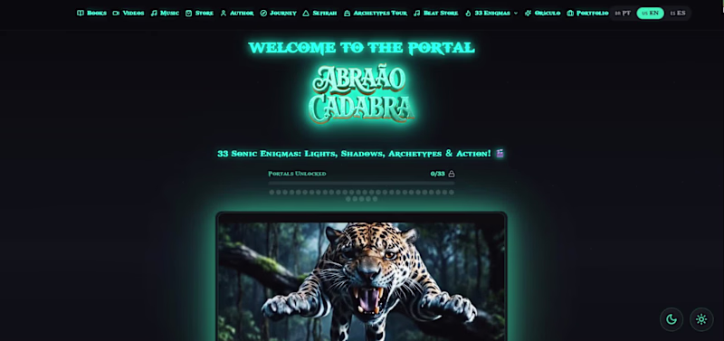 Cover image for WELCOME TO THE ABRAHAM CADABRA PORTAL