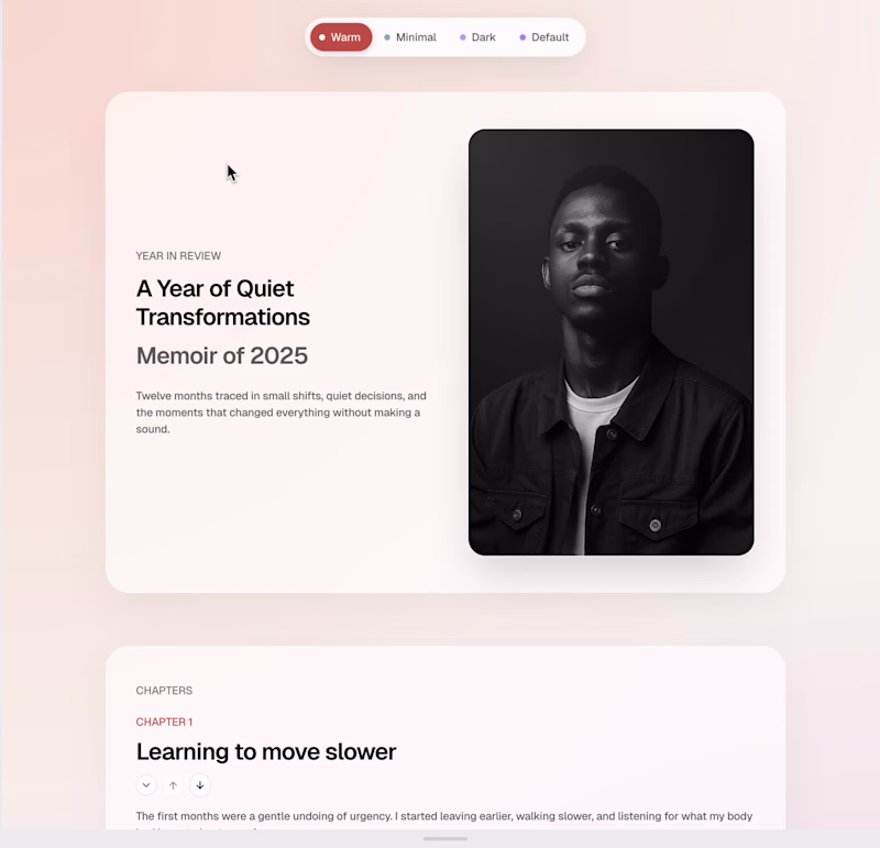 Cover image for built a fully functional memoir with framer has an inbuilt m...