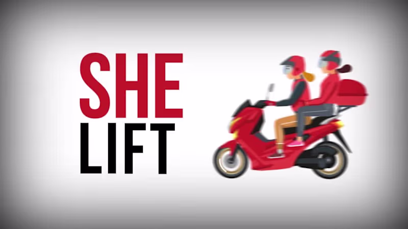 Cover image for She Lift (Women Rider App) Explainer Video