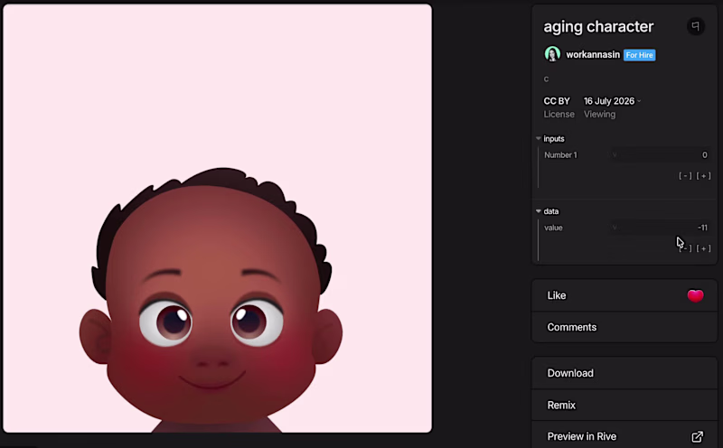 Cover image for aging person for an application
