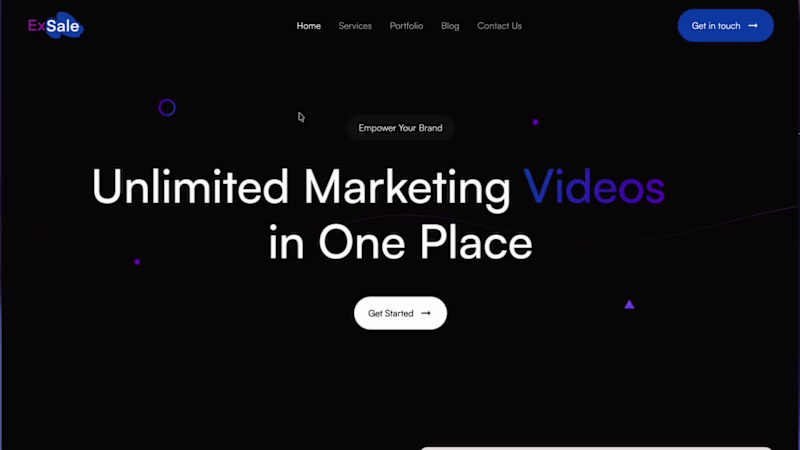 Cover image for Had fun building this bold and creative website for Exsale.i...