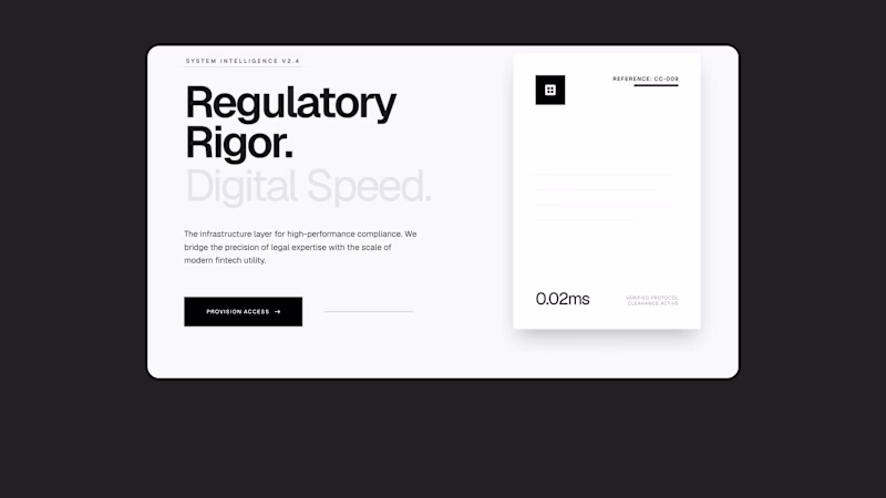 Cover image for Regulatory Compliance System Design