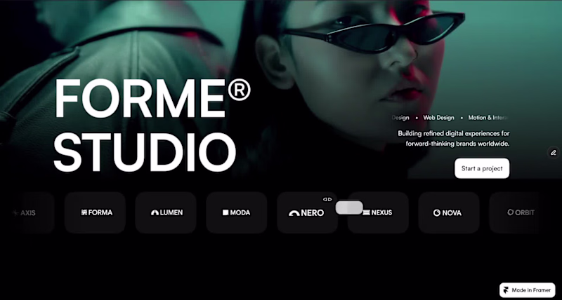 Cover image for Forme
A modern template designed for