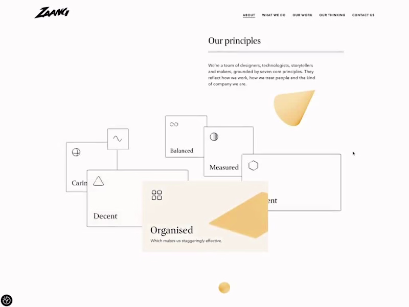 Cover image for Creating an interactive about page with Zaang
