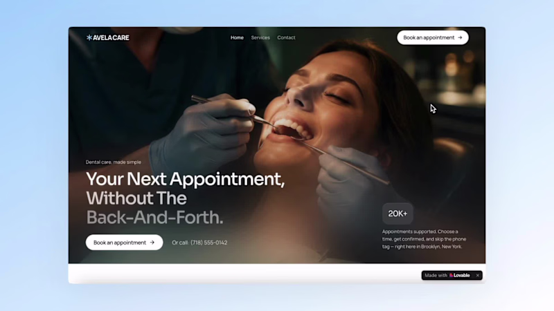 Cover image for Avela Care (https://avelacare.lovable.app/) 🦷 -