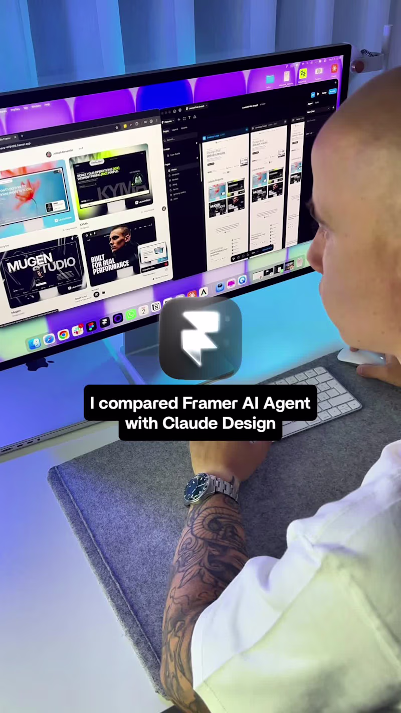 Cover image for I compared Framer AI Agent with