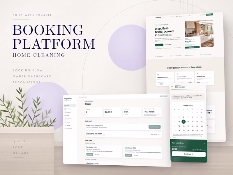 Cover image for Brightnest Cleaning Co.: from "can