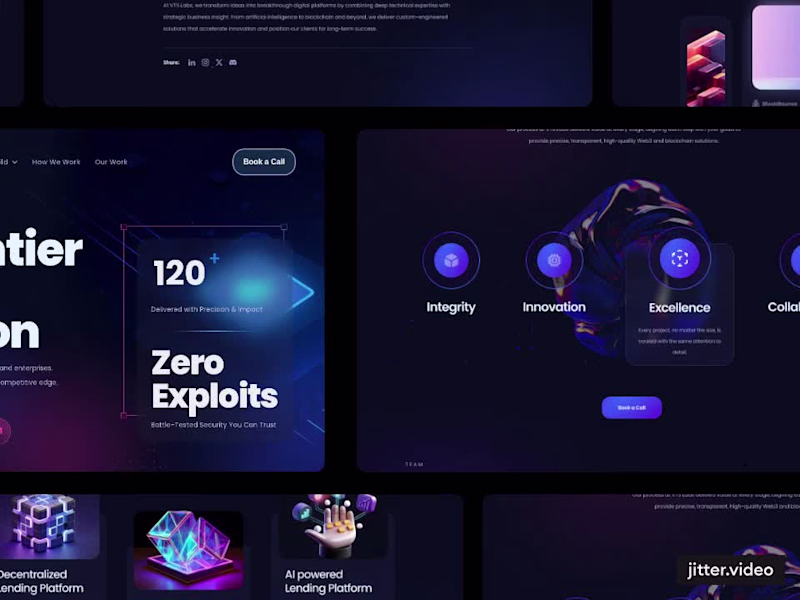 Cover image for VTS Labs – Tech Agency Site Designed in Figma & Framer