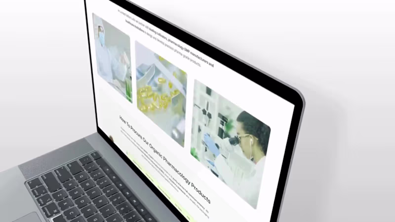 Cover image for Pharmacology Manufacturing – Product & Website Design / 2024