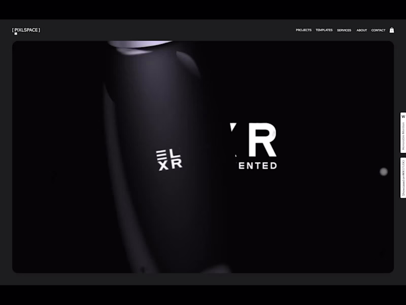 Cover image for Minimalist Website Design for Pixlspace