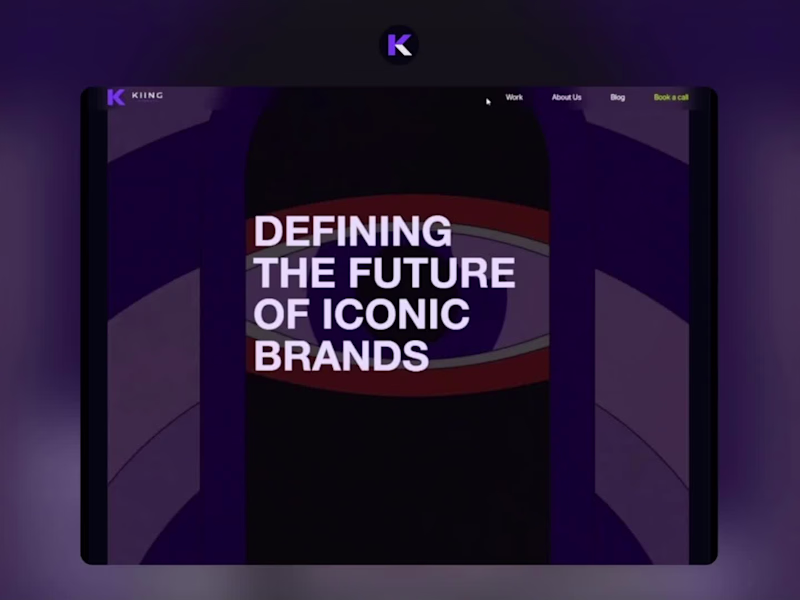 Cover image for KIING Studios Website Redesign & UX Design