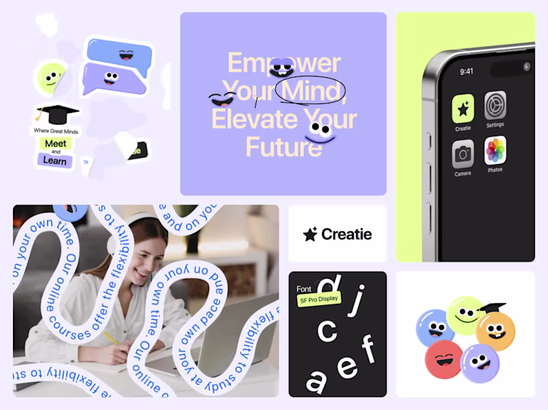 Cover image for Creatie: Online School Brand Identity