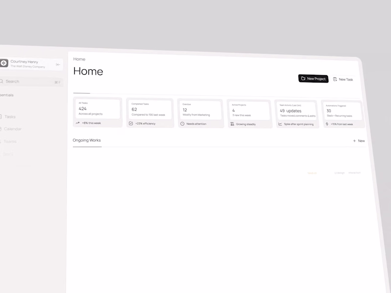 Cover image for Minimalist dashboard design 