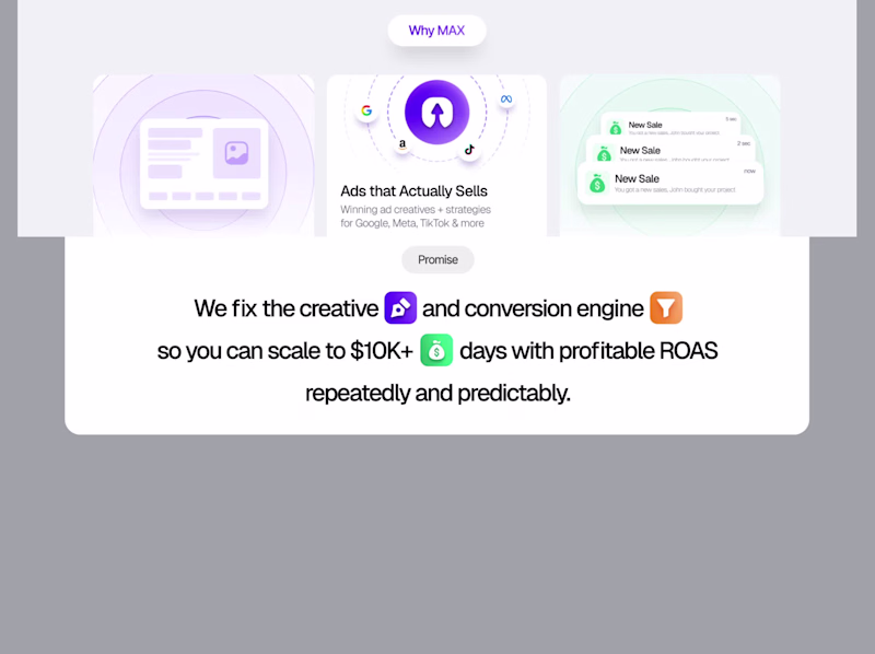 Cover image for Apptics MAX Ecommerce Landing Page Transformation