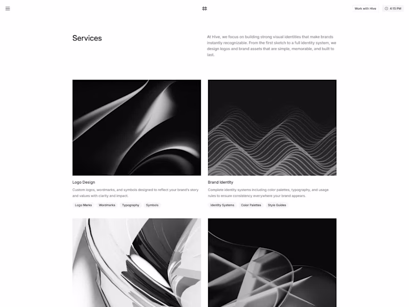 Cover image for Hive –– Agency Website Template Design