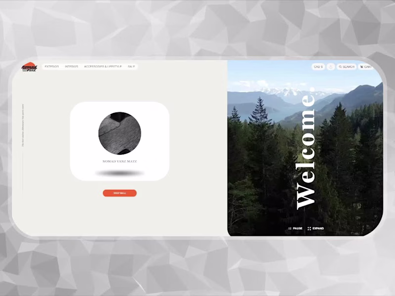 Cover image for Shopify E-commerce Store Development for NomadVanz