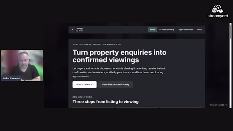 Cover image for Viewly: A PropTech Booking Workflow for Real-Estate Viewings