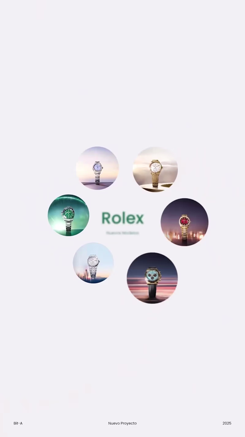 Cover image for Rolex Website Redesign by Bit-A