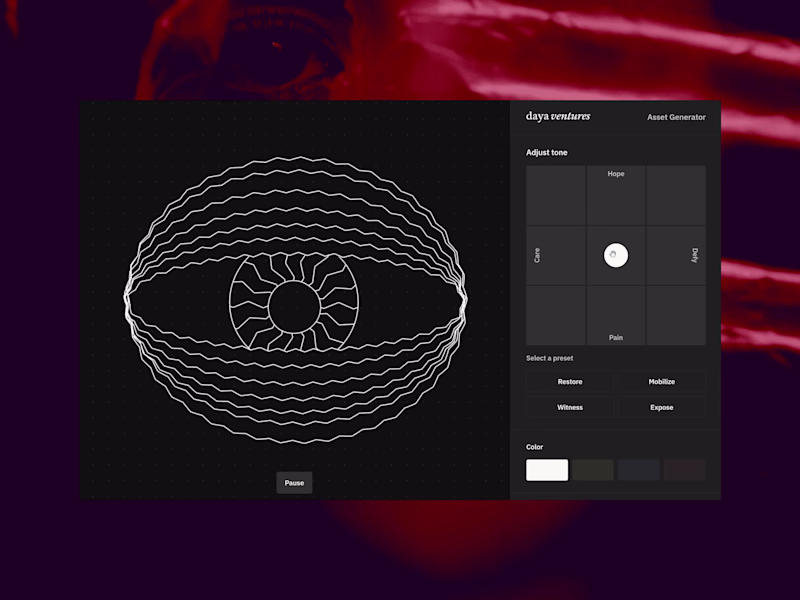 Cover image for Visual asset generator for Daya Ventures