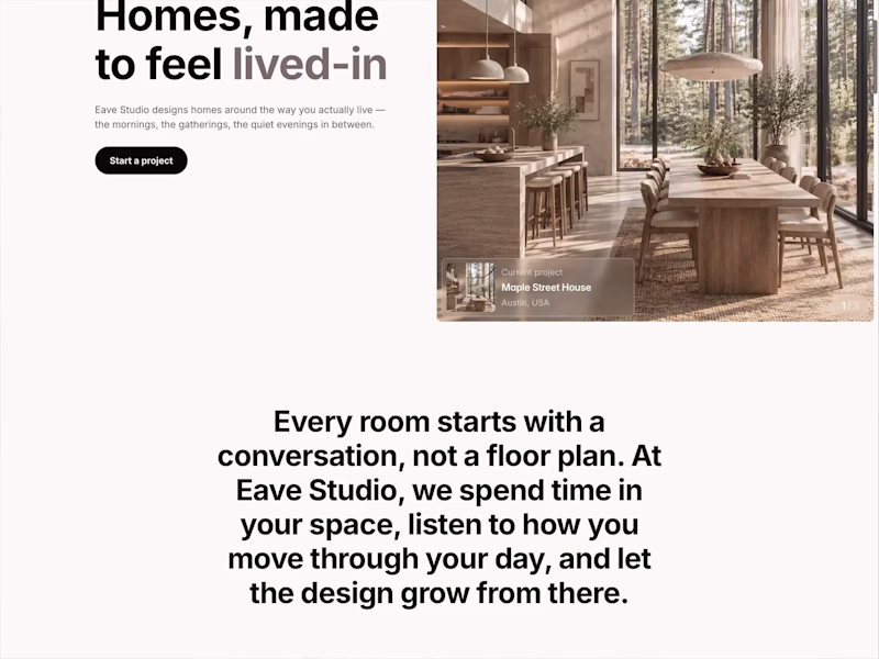 Cover image for Eave is a new Framer