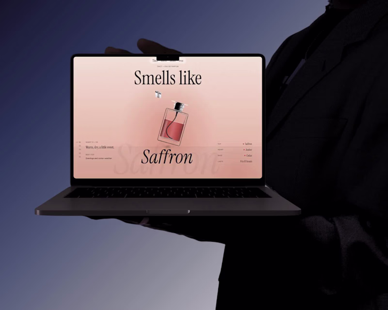 Cover image for You can't smell a perfume