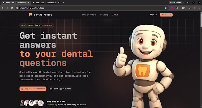 Cover image for Voice AI dental platform built