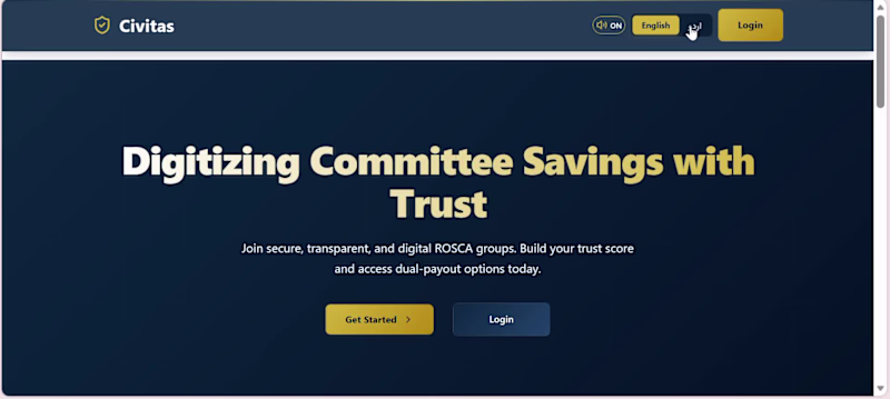 Cover image for Title: Civitas: Digitizing Community Savings