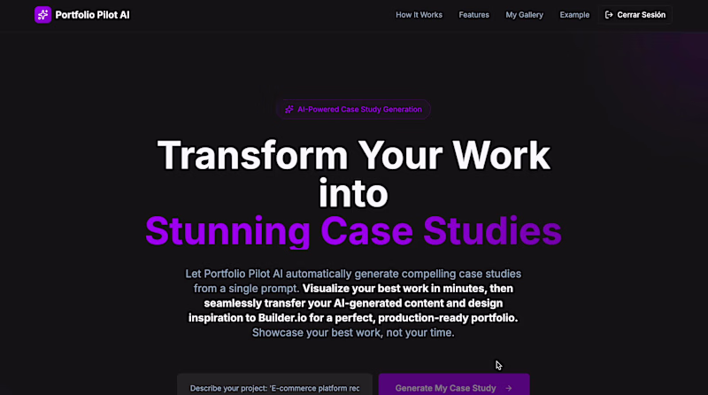 Cover image for AI tool that creates professional case studies fast, integra...