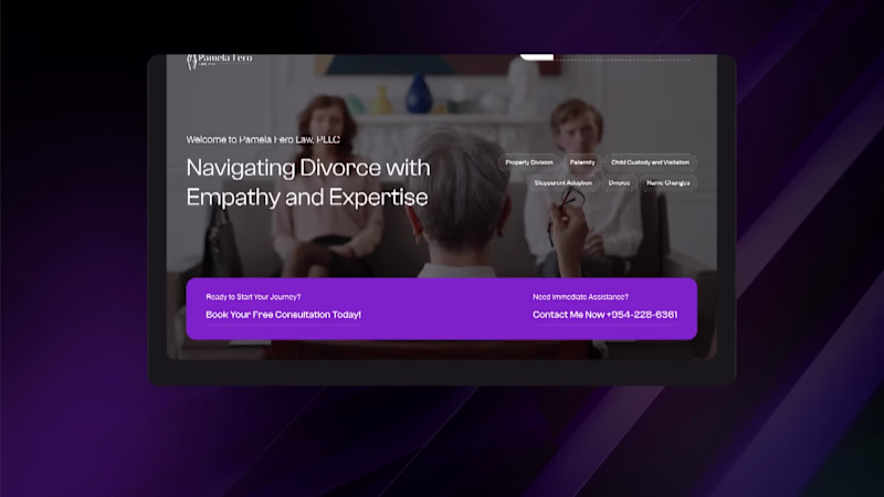 Cover image for Family Law Homepage Redesign