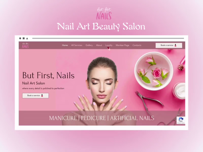 Cover image for Luxury Beauty Salon Website Design on Wix
